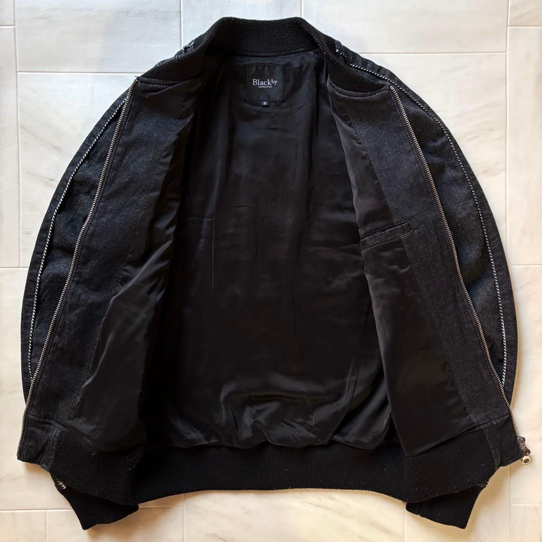 ブラック バイ ヴァンキッシュ コットンスカジャン 鶴 山 松 和柄 お兄系 S