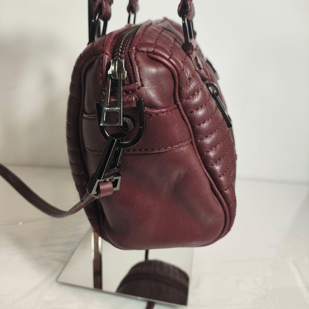 【美品】ザディグエヴォルテール　ボストンバッグ　2way　オールレザー　オリーブ