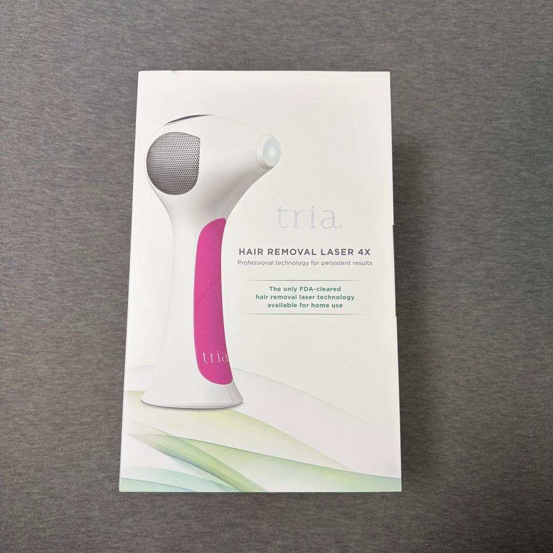 【美品】tria トリア 4X レーザー脱毛器 ピンク 箱付き