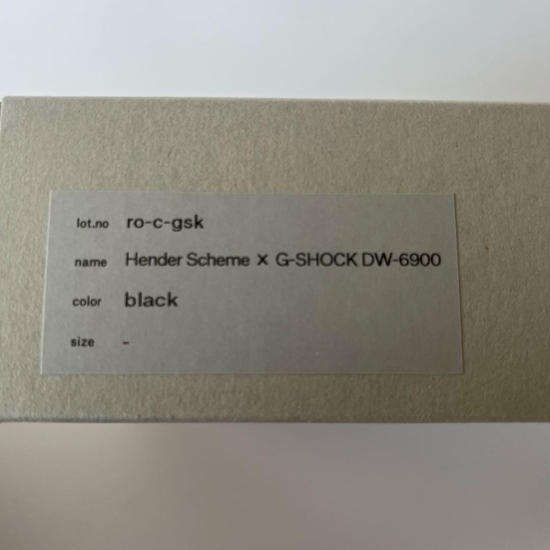 Hender Scheme × G-SHOCK DW-6900 腕時計