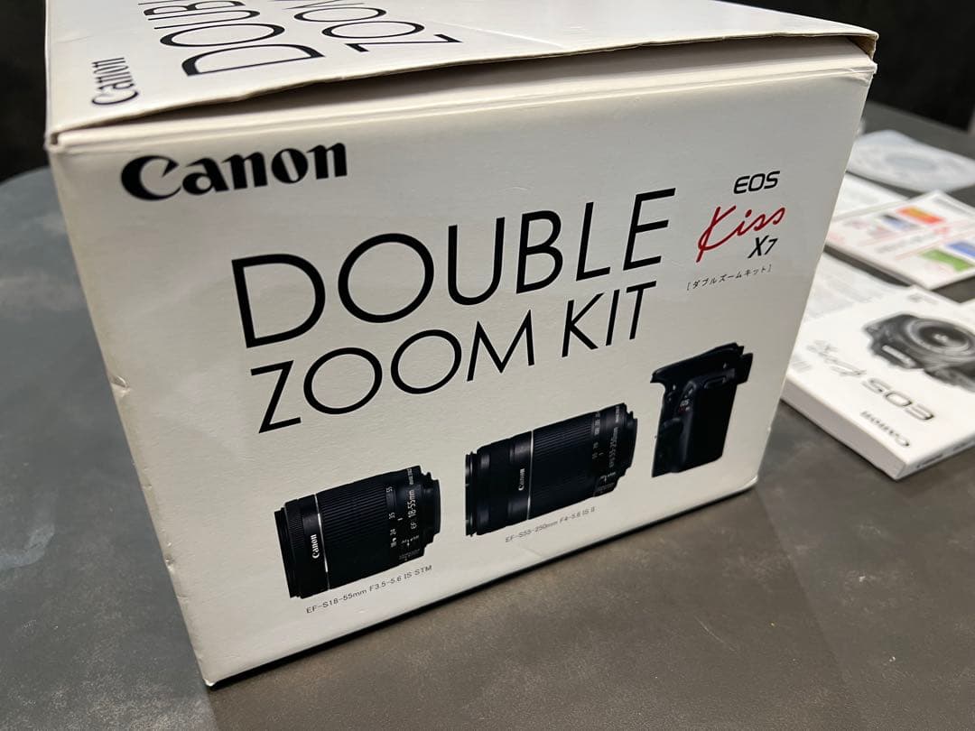 【中古美品】Canon EOS Kiss X7 ダブルズームキット