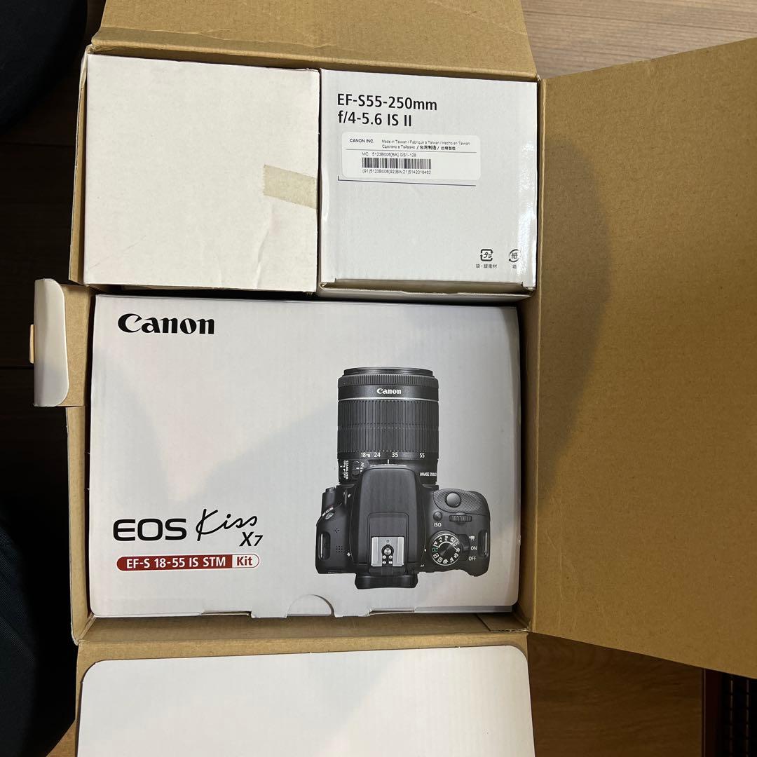 【中古美品】Canon EOS Kiss X7 ダブルズームキット