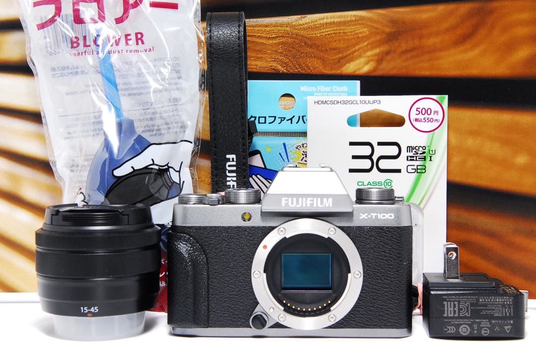 【動作確認済】FUJIFILM X-T100 ミラーレスカメラ　Wi-Fi