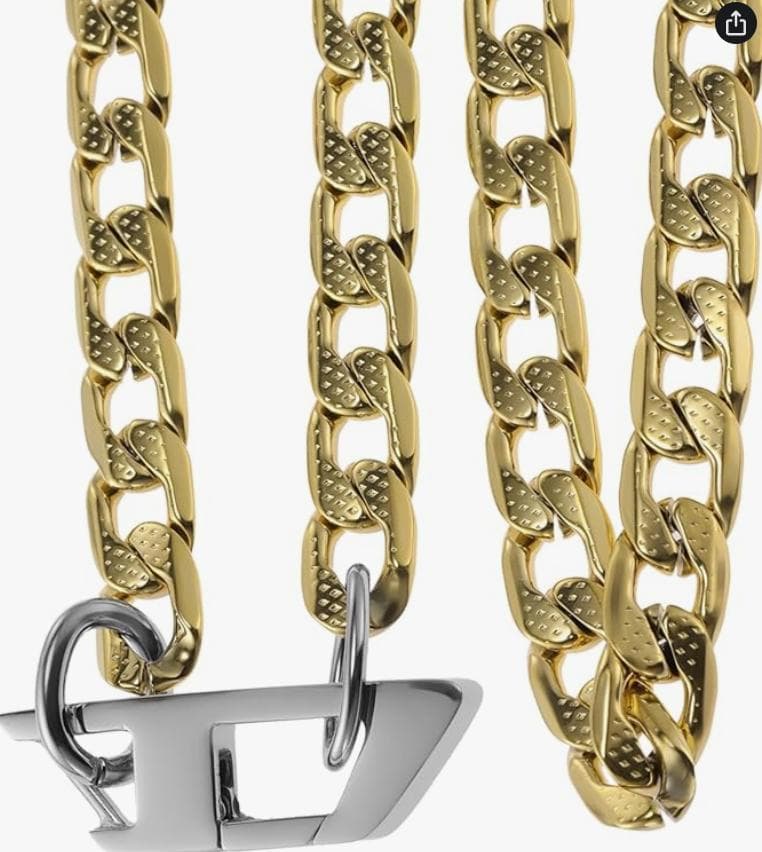 ディーゼル DIESEL　ネックレス ゴールド