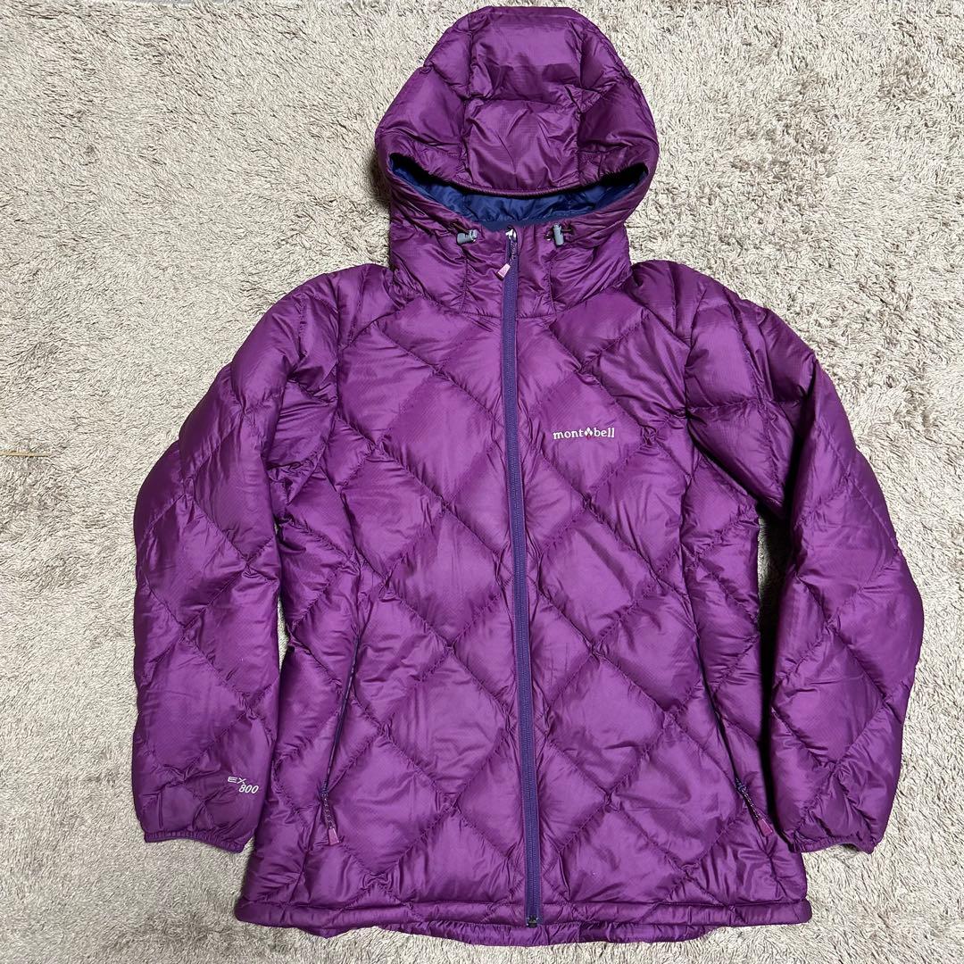 モンベル　ライトアルパイン　ダウンパーカー　ex800 スタッフバッグ付き