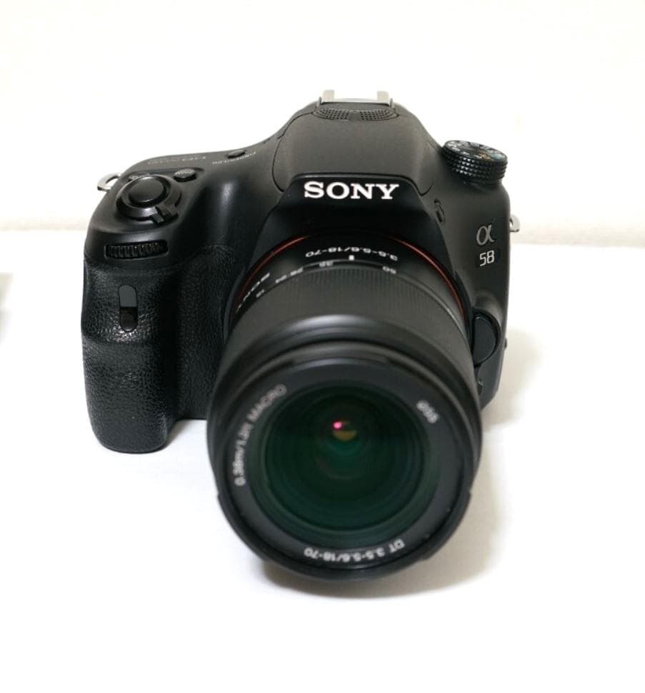 SONY α58 カメラ レンズ2本 18-70mm MINOLTA 一眼レフ