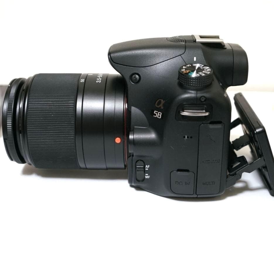 SONY α58 カメラ レンズ2本 18-70mm MINOLTA 一眼レフ