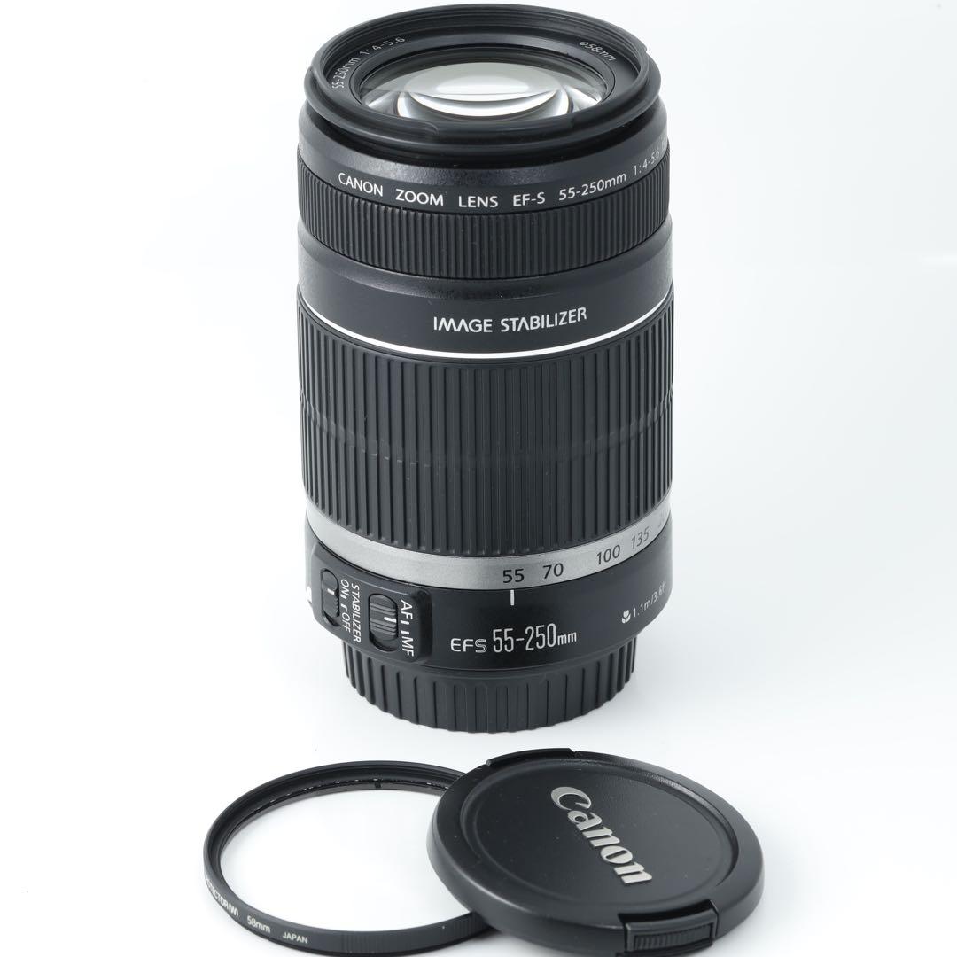 3153 ★EF-S 55-250mm★CANONキヤノン★手ぶれ補正付き