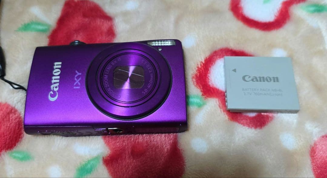 Canon IXY 600F パープル キャノン デジカメ