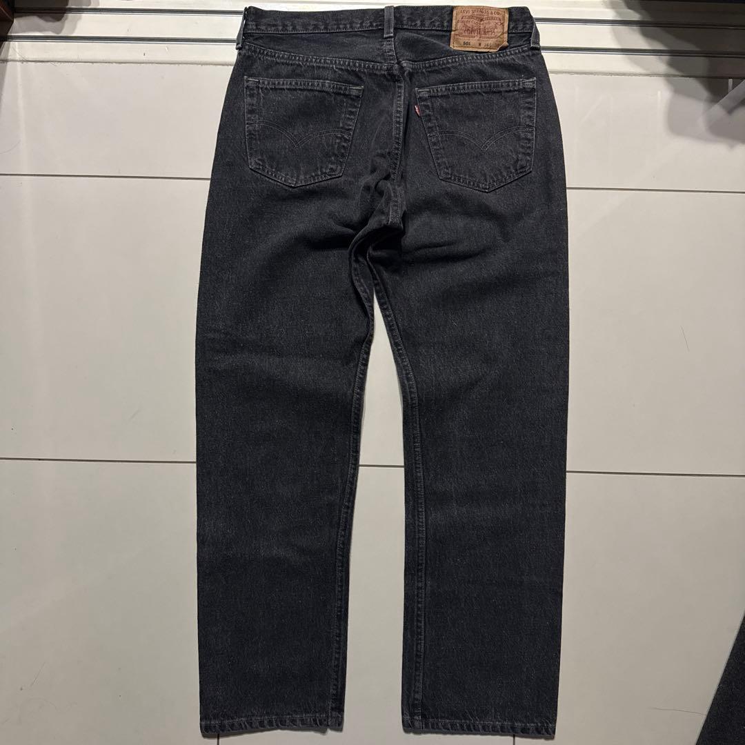 Levi's 501-0658 先染めブラック W34L30 USA製