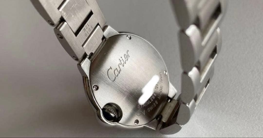 カルティエ時計　バロンブルー28mm