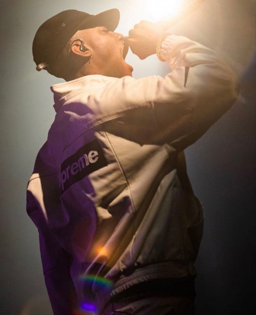 u*6様 Nike Supreme アノラックパーカー Lホワイト