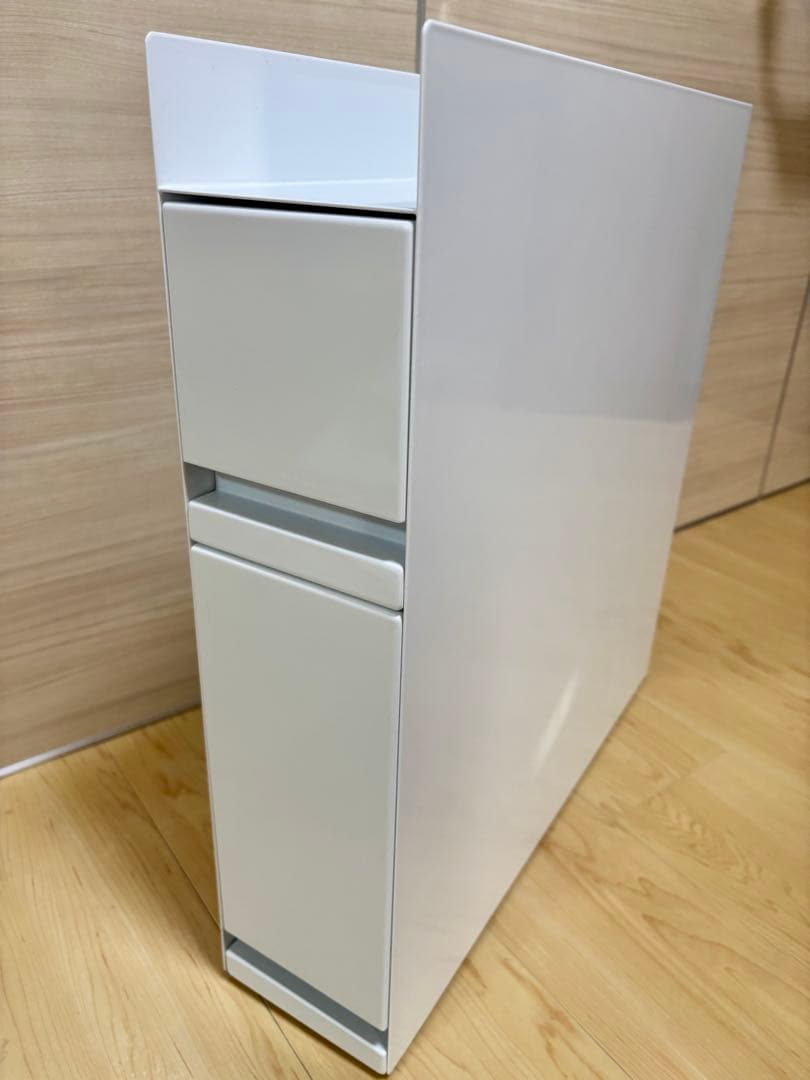 山崎実業 tower 隠せる調味料ラック2段（ホワイト）