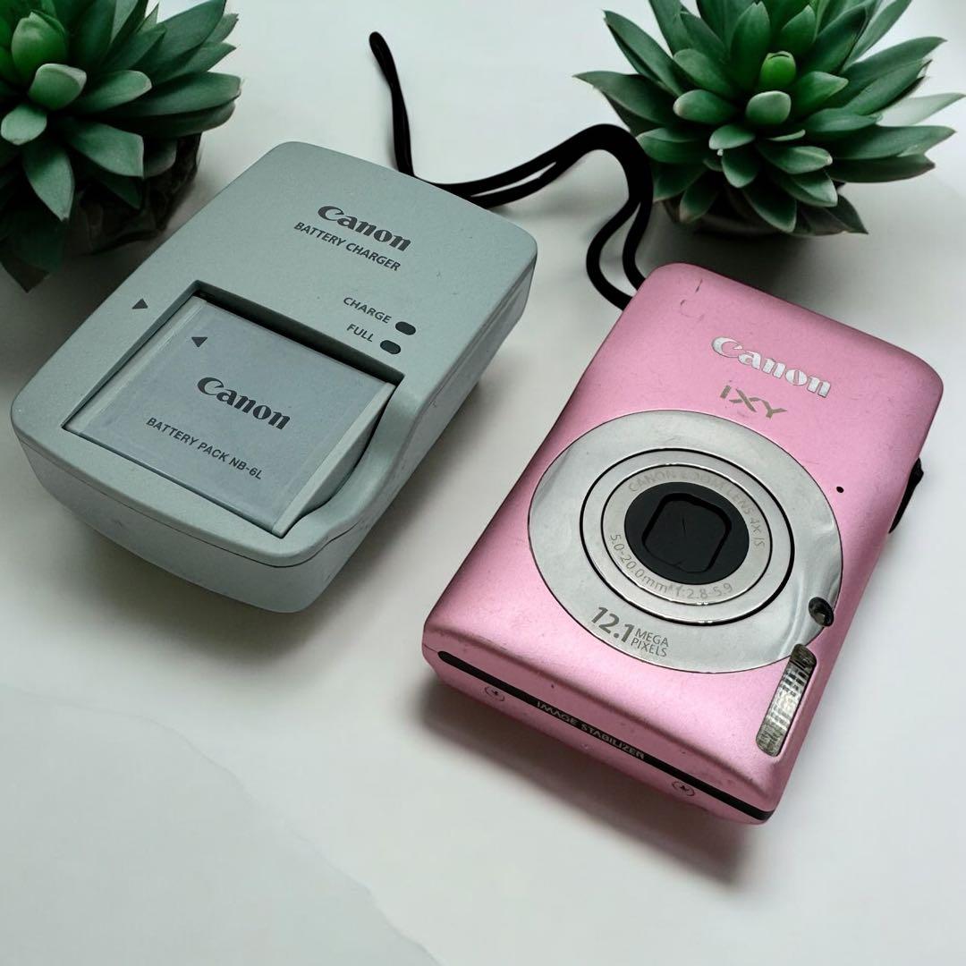 【ジャンク】キャノン Canon IXY 200F ピンク デジタルカメラ