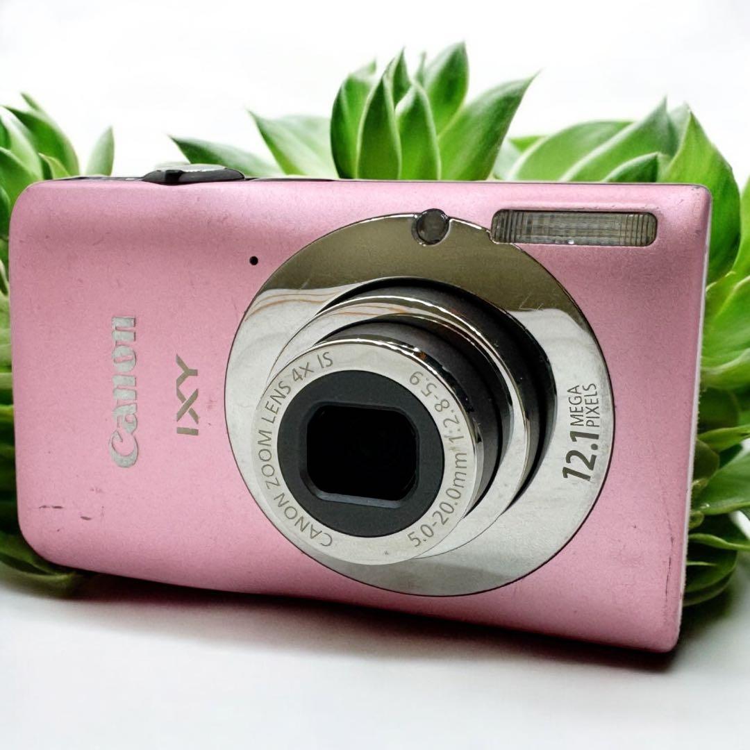 【ジャンク】キャノン Canon IXY 200F ピンク デジタルカメラ