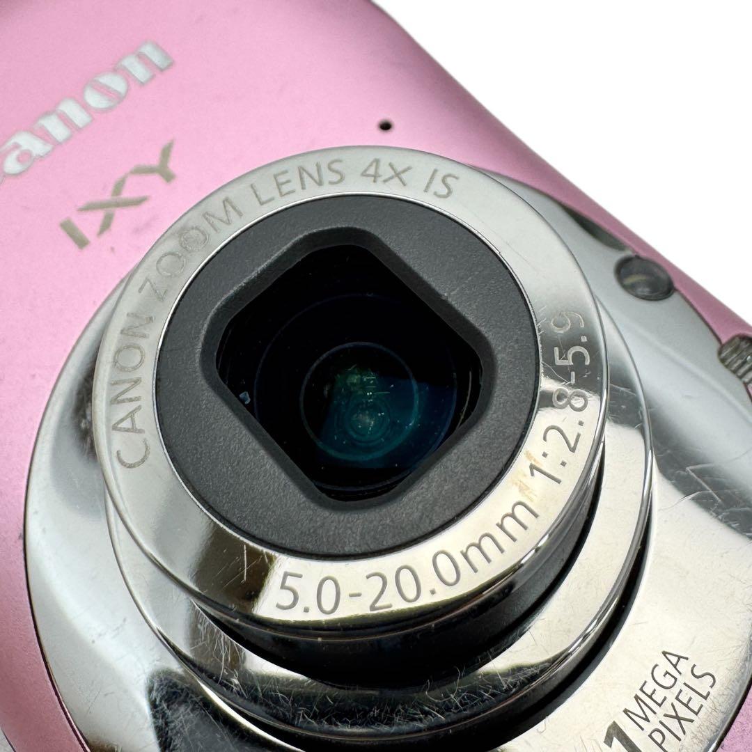 【ジャンク】キャノン Canon IXY 200F ピンク デジタルカメラ