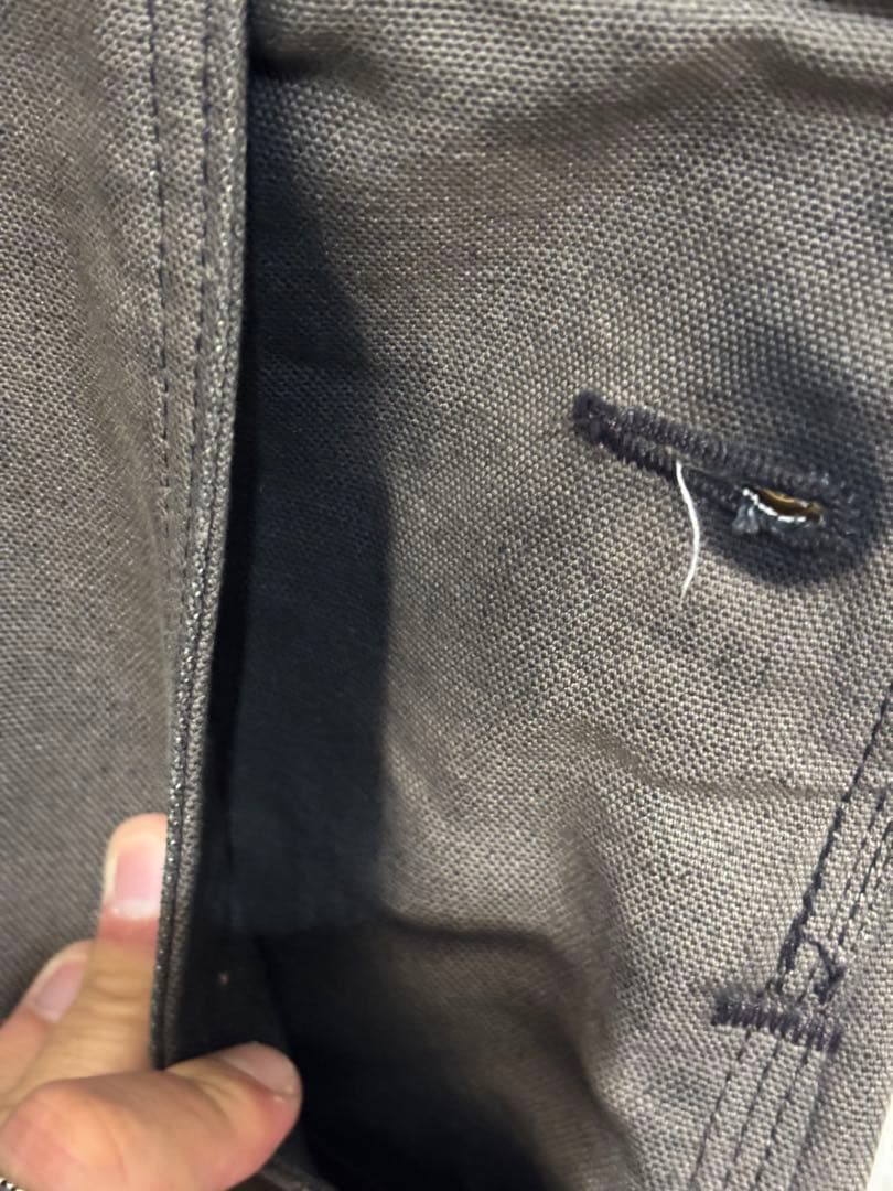 カーハート ダブルニー ブラック オーバオール アメカジ 30×32