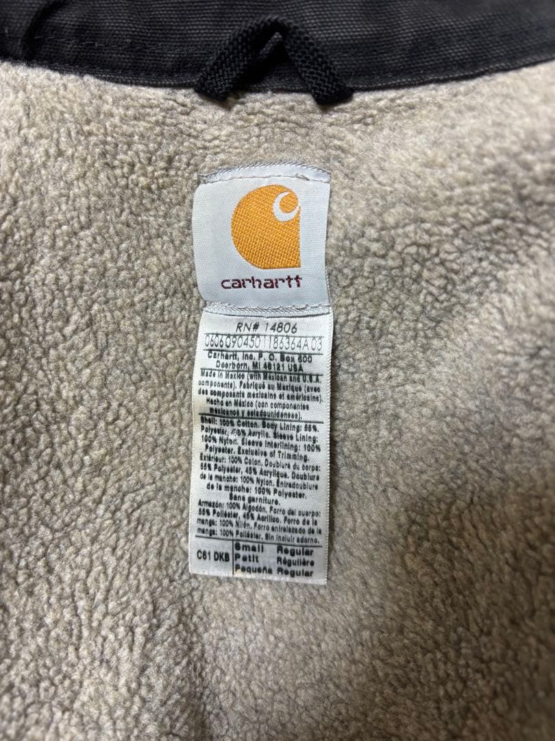 f*7様 Carhartt ブラウン ジップアップジャケット