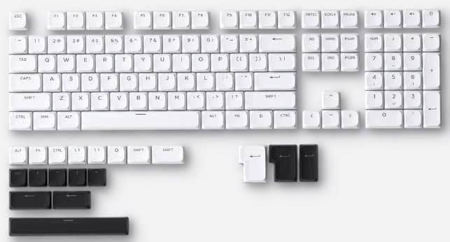 【最新Pink軸搭載】静音仕様LOFREE Flow Lite 84（ホワイト）