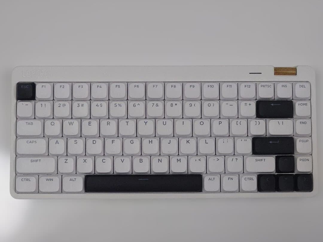 【最新Pink軸搭載】静音仕様LOFREE Flow Lite 84（ホワイト）