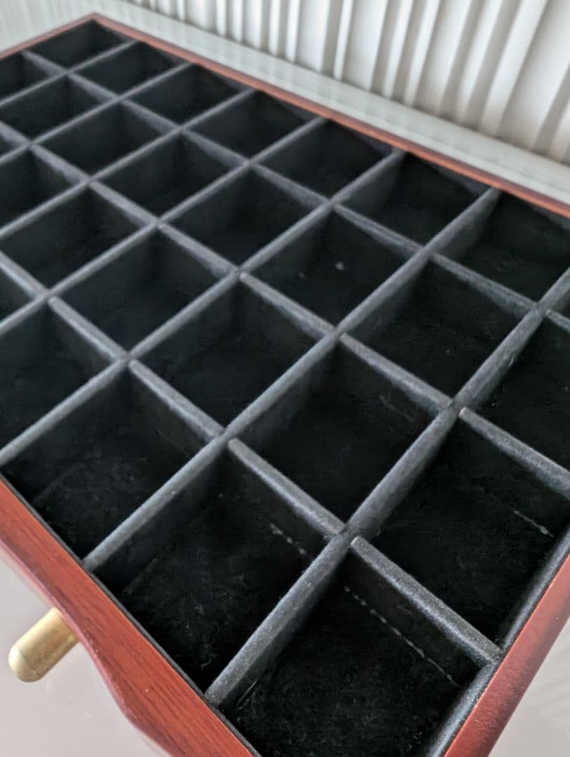 レトロ木製ジュエリーボックス 大容量 宝石箱 アンティーク調