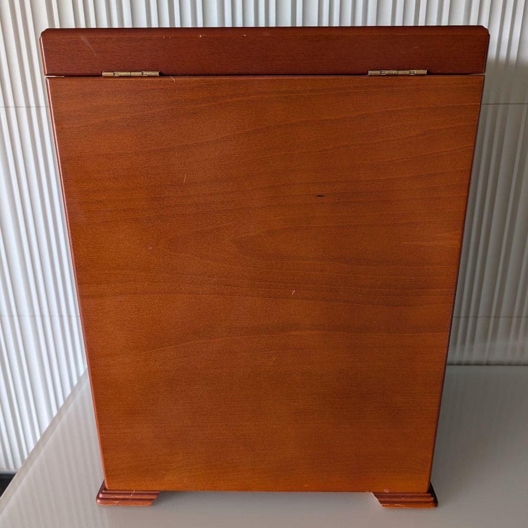 レトロ木製ジュエリーボックス 大容量 宝石箱 アンティーク調