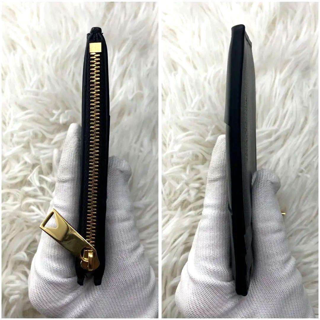 未使用✨付属完備✨ボッテガヴェネタ フラグメントケース カセット レザーブラック