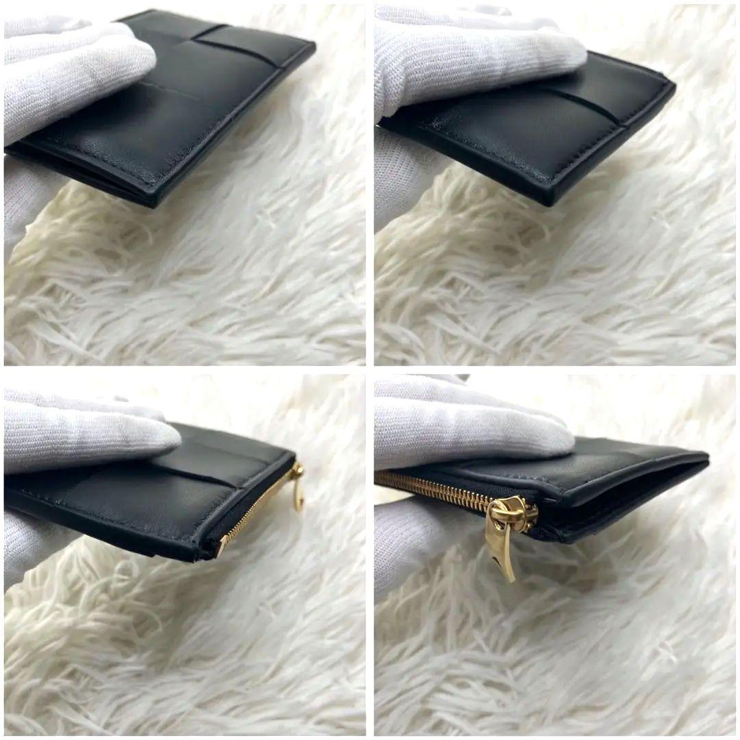 未使用✨付属完備✨ボッテガヴェネタ フラグメントケース カセット レザーブラック