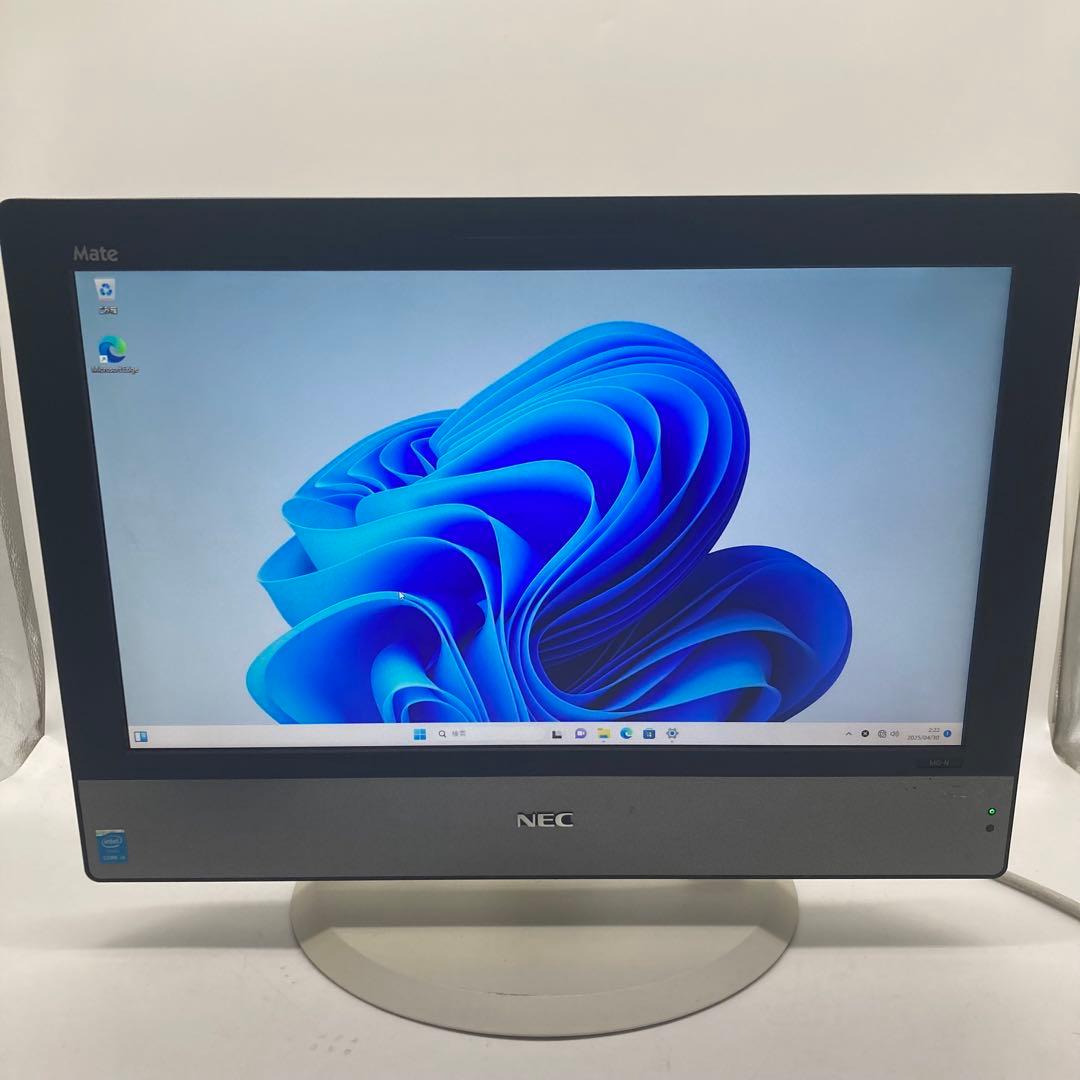 NEC Windows11 一体型　デスクトップ　i3 4G SSD 128GB