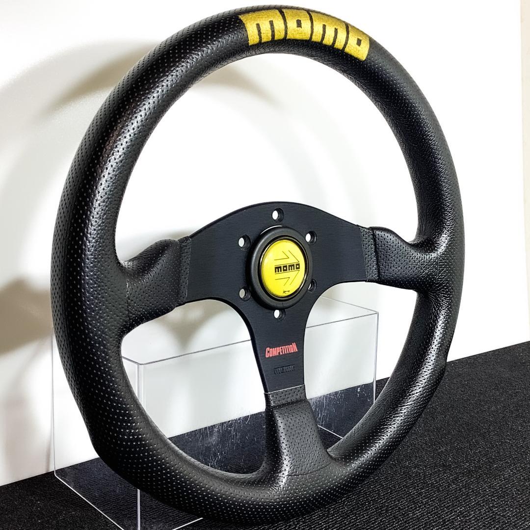 モモ コンペティション 35φ 美品 箱・説明書付 完品 ホーンボタン・ネジ付