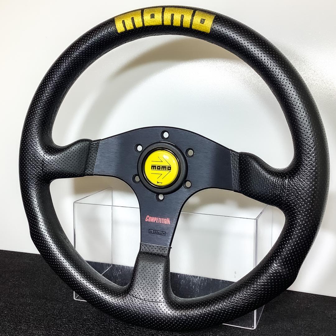 モモ コンペティション 35φ 美品 箱・説明書付 完品 ホーンボタン・ネジ付