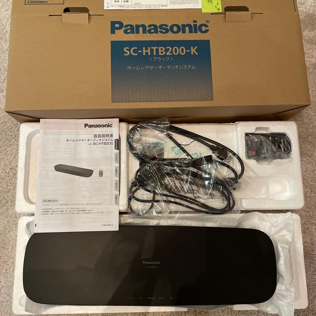 Panasonic SC-HTB200-K サウンドバー スピーカー