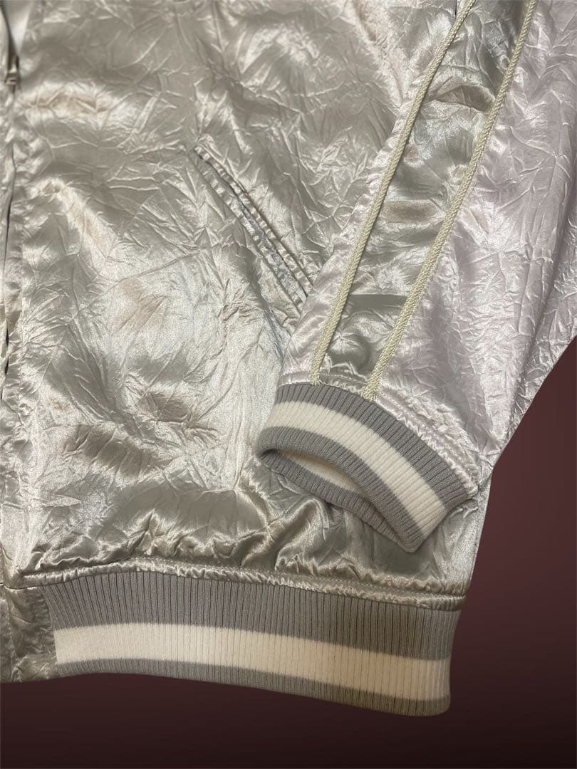 Unrelaxing スカジャン ホワイト 虎刺繍　希少