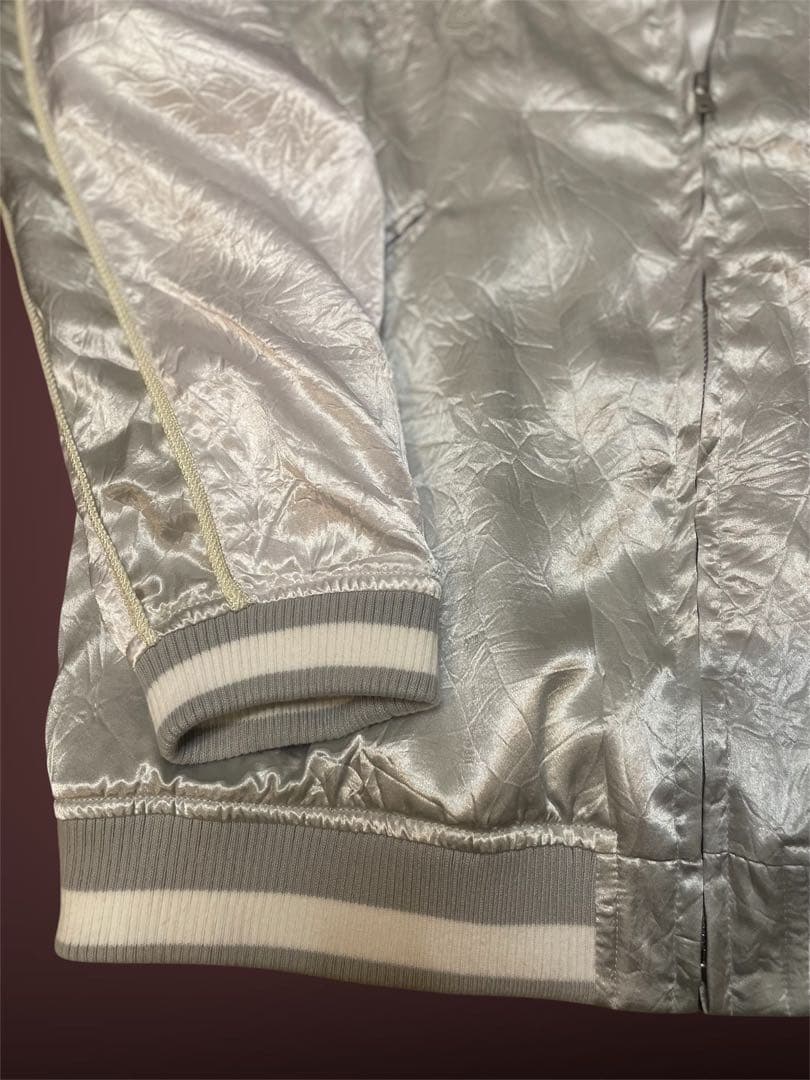 Unrelaxing スカジャン ホワイト 虎刺繍　希少