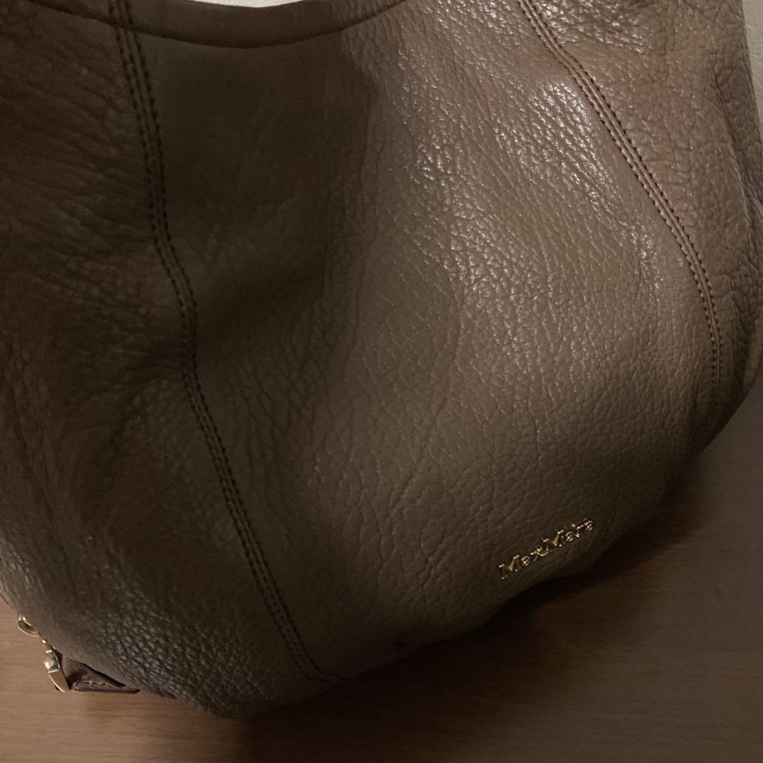 ☆開店セール☆ 使用数日 美品 マックスマーラ ミックスドレザー ハンドバッグ