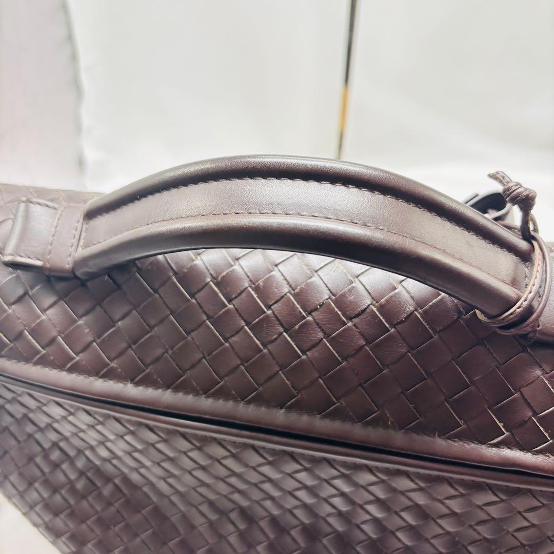美品　ボッテガヴェネタ イントレチャート ビジネスバッグ　BOTTEGA