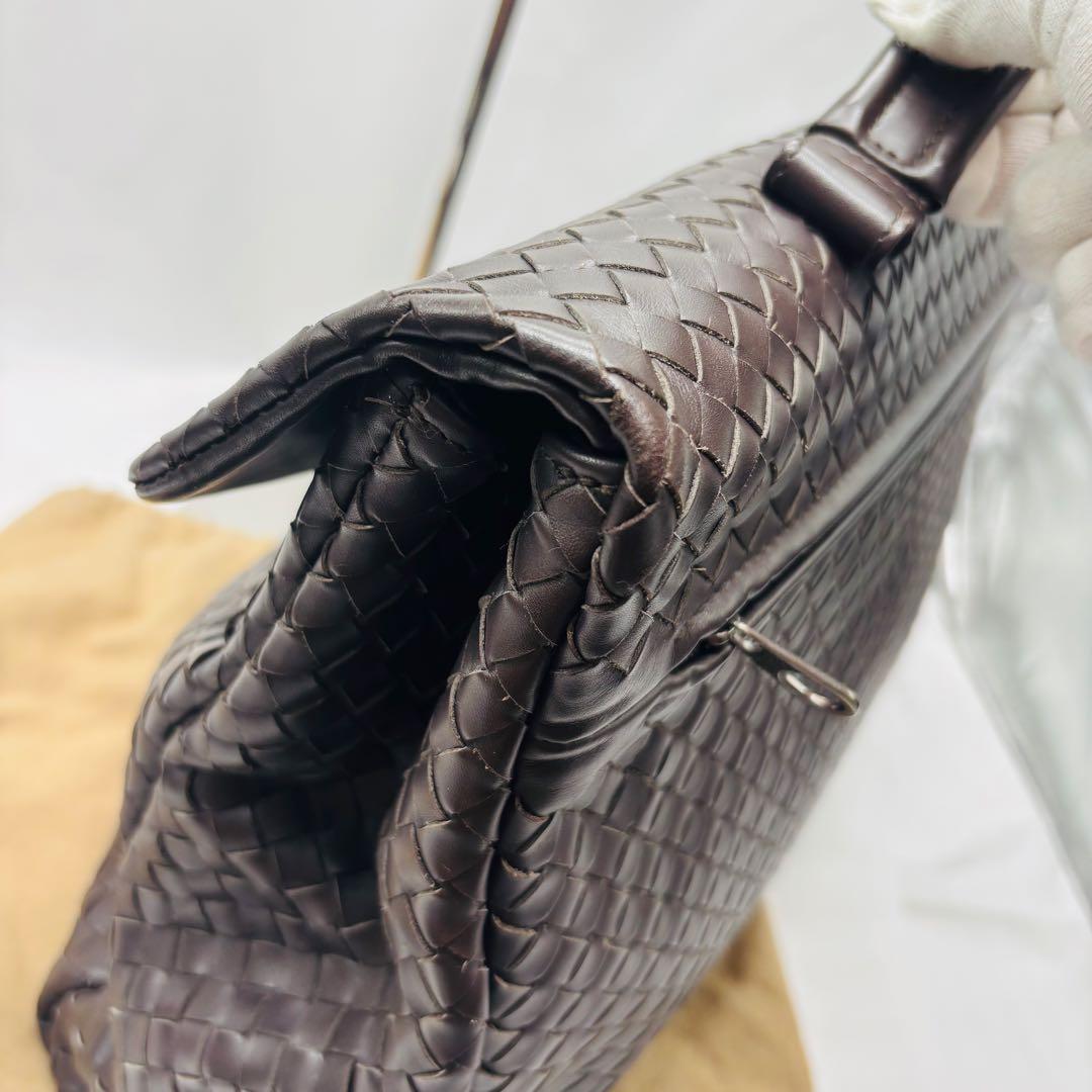美品　ボッテガヴェネタ イントレチャート ビジネスバッグ　BOTTEGA
