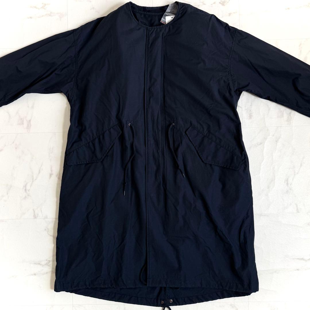 【新品】アーバンリサーチドアーズ 3WAノーカラーモッズコート M ネイビー