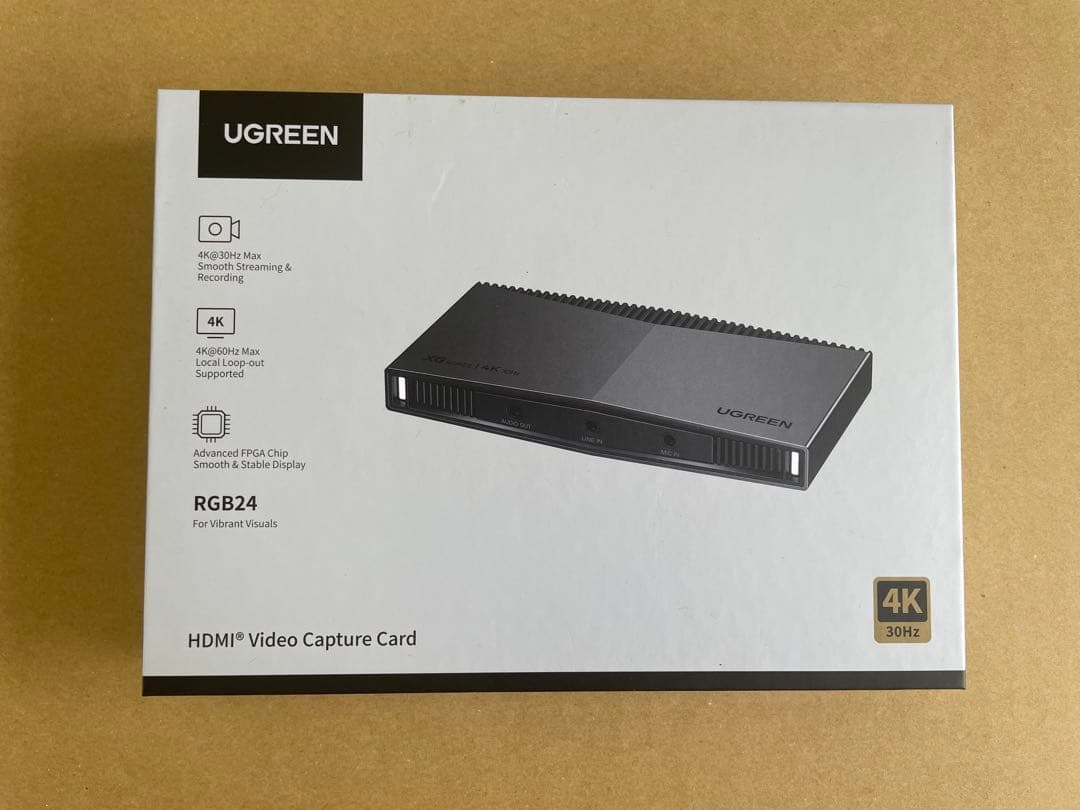 UGREEN HDMIキャプチャカード 4K対応 新品