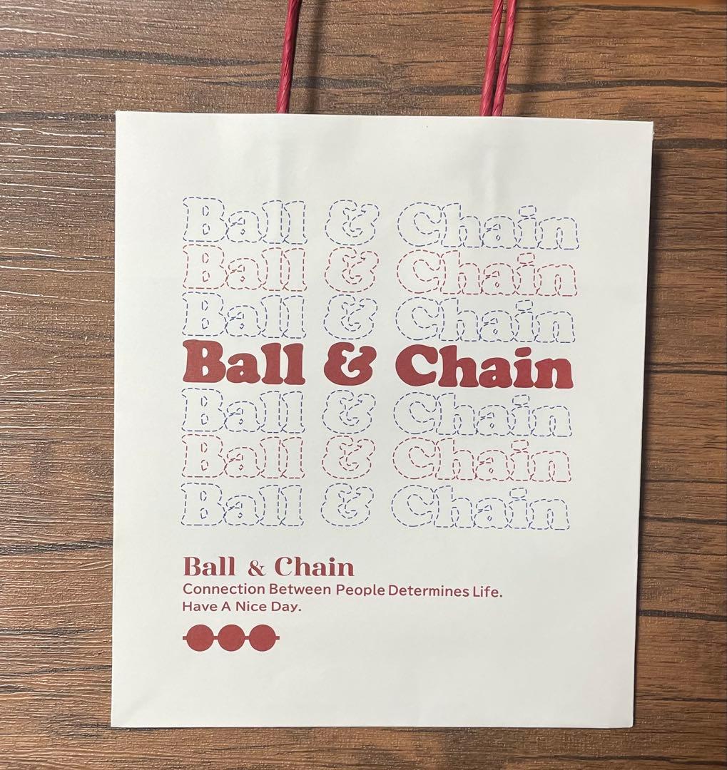 ボールアンドチェーン　チャコット　ロンドン　ベージュ　トートバッグＬ＆ポーチ