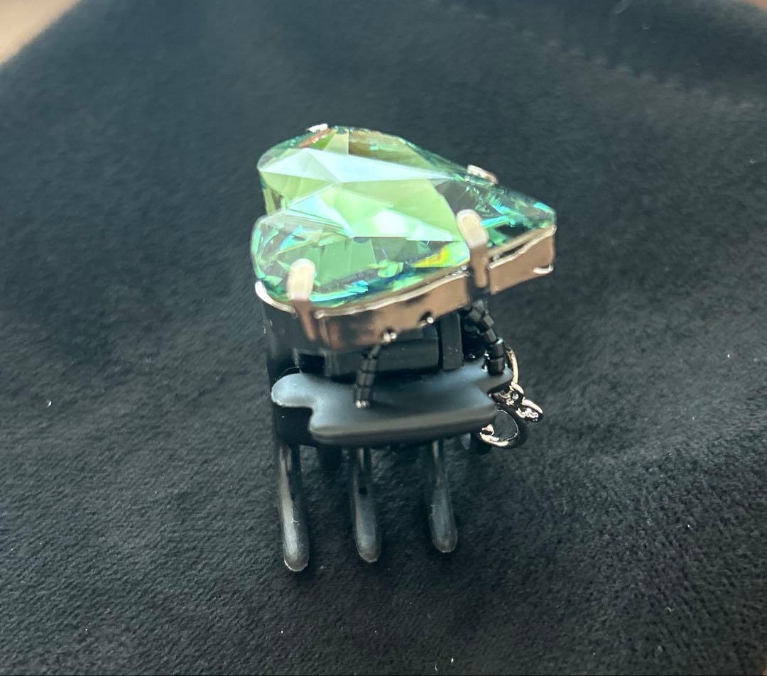 コンプレックスビズ ビッグハート デザートクリップ(グリーン)