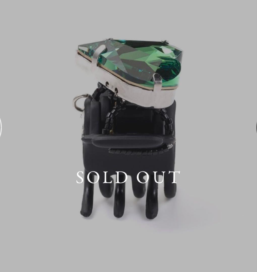 コンプレックスビズ ビッグハート デザートクリップ(グリーン)