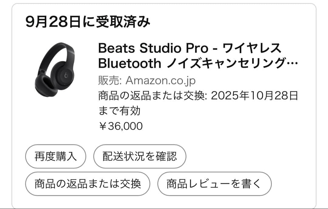 美品　Beats Studio Pro ブラック