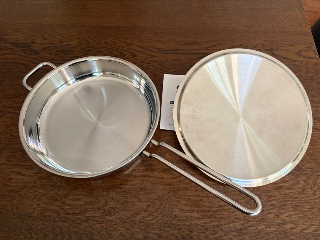 ステンレス製 蓋付きフライパン ジオプロダクト