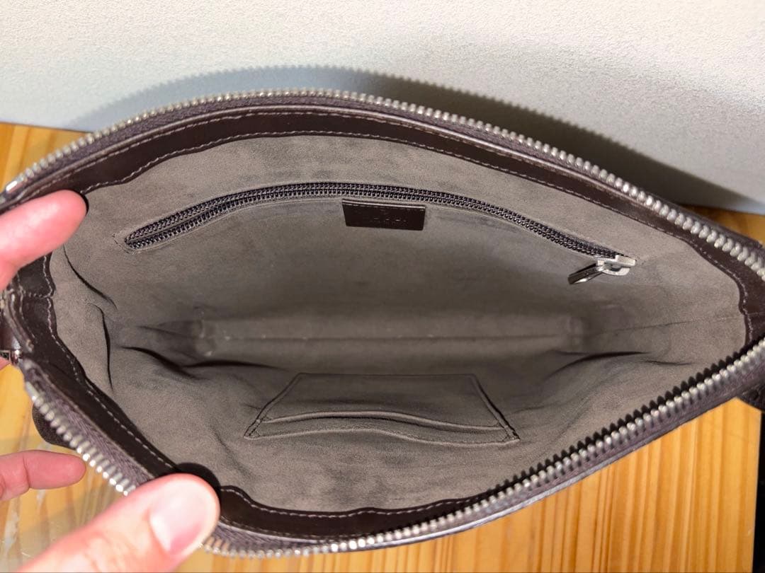 【美品】GUCCI ショルダーバッグ ベージュ/ブラウン