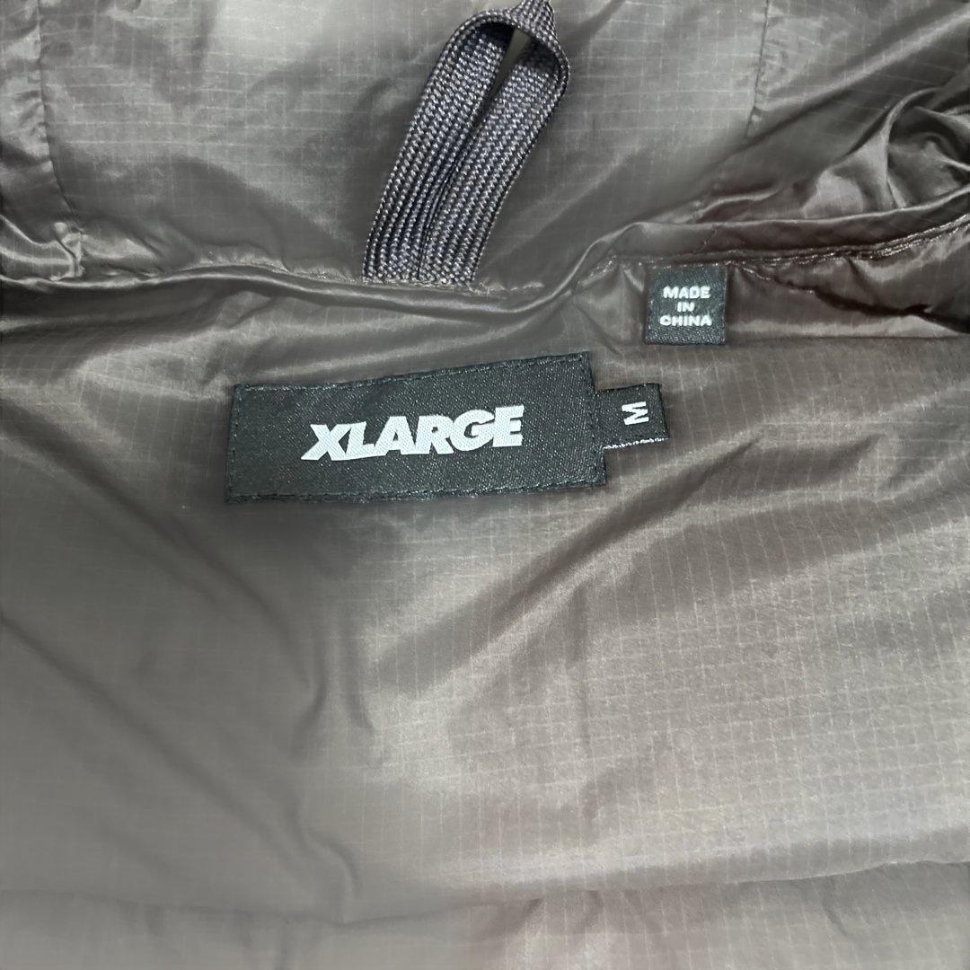 xlarge ripstop HOODED DOWN JACKET ブラウン