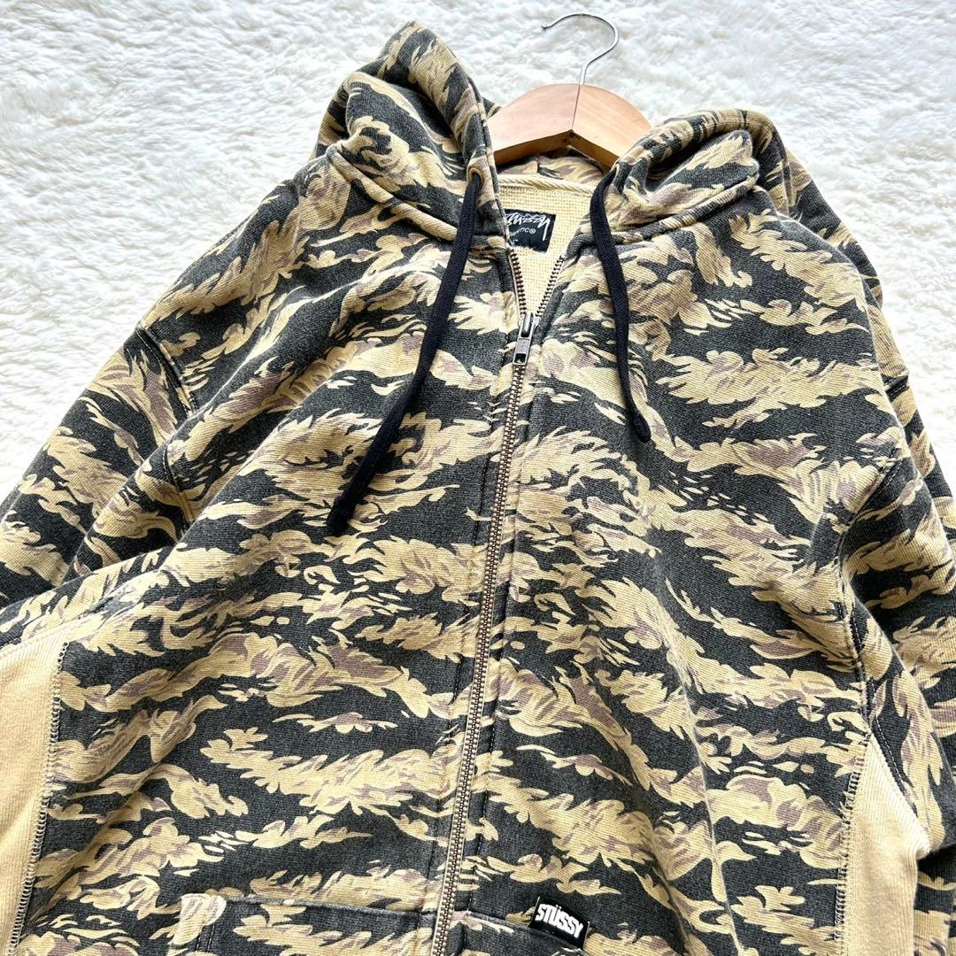 00s OLD STUSSY オールドステューシー　タイガーカモ　セットアップL