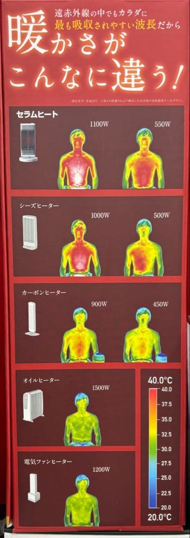 超美品❤️セラムヒート250W〜1100W dark brown★DAIKIN★