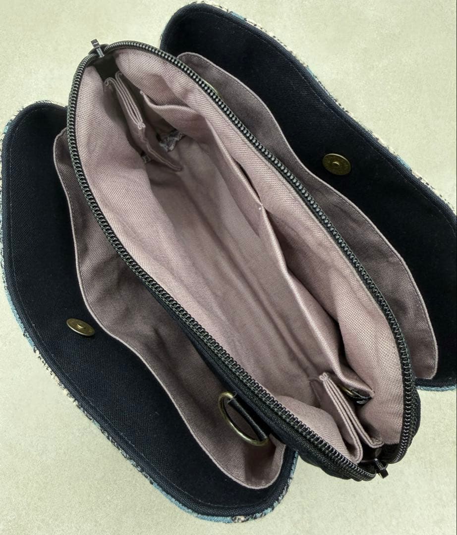 ミナペルホネン rosy ハンドメイドバッグ 1129Ⓑ