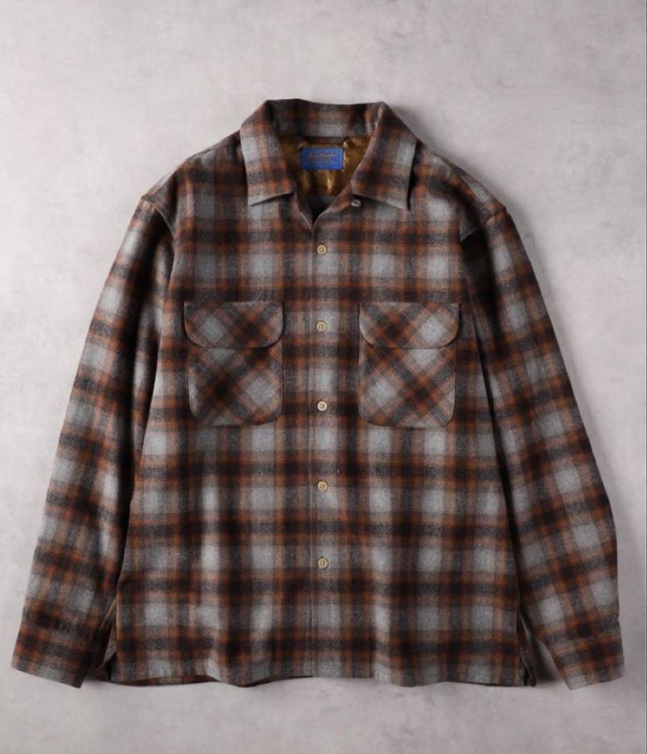 FJ ボードシャツ　ウール　Mサイズ　ペンドルトン　オンブレ